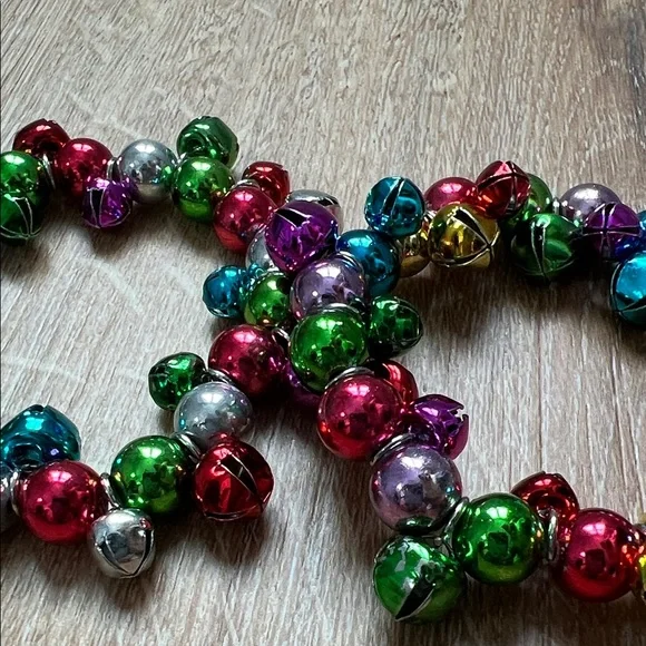 Source Unknown Colorful Jingle Bell Bracelets Set of 2 - Picture 2 of 12